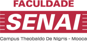 Logo Facudade SENAI SP Campus Theobaldo - Colorido - Vertical